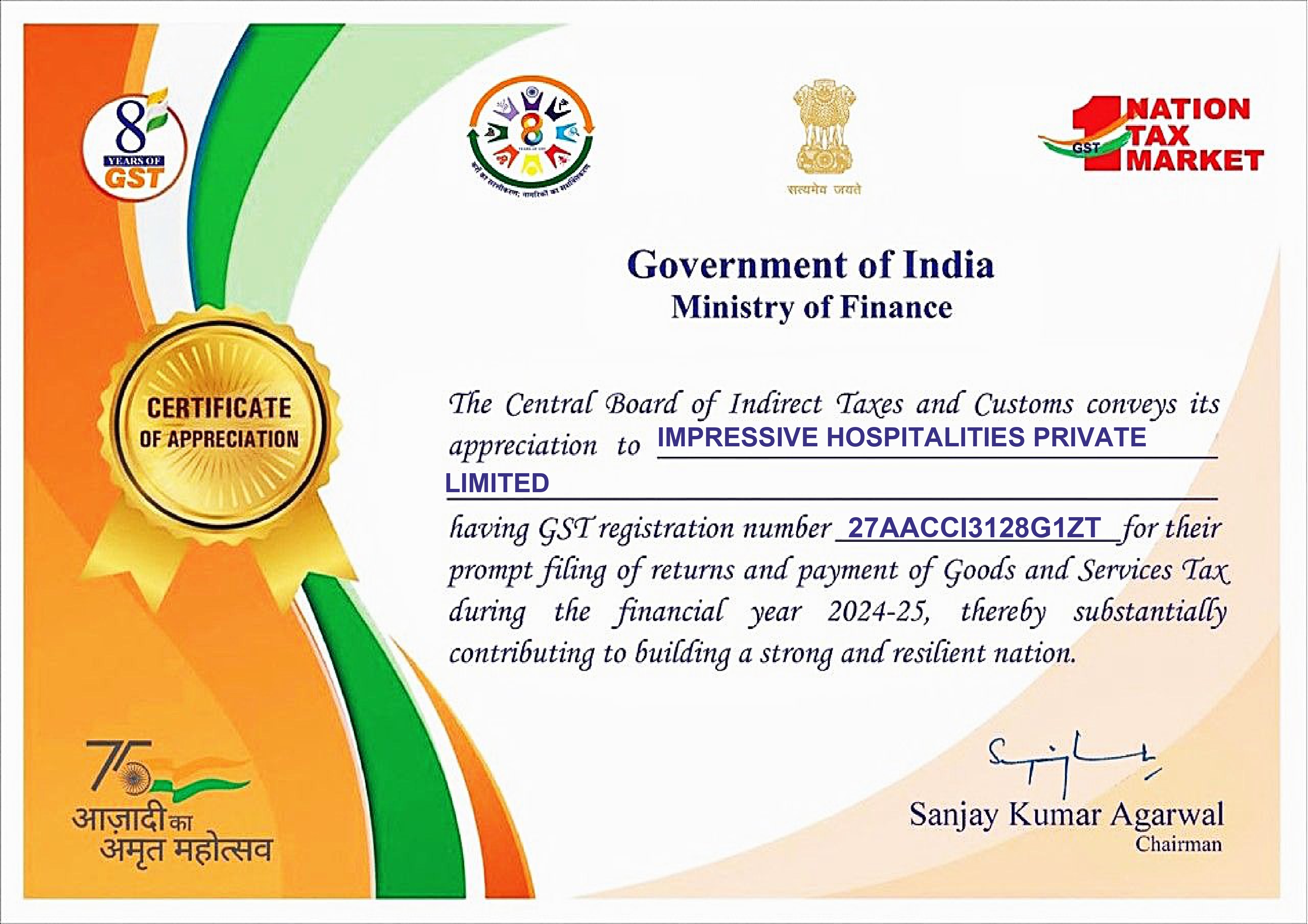 Impressive Hospitalities Pvt. Ltd.